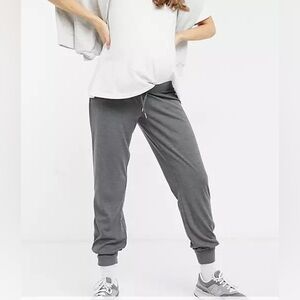 ASOS  DESIGN Maternity Grey Jogger Pants - Size 14